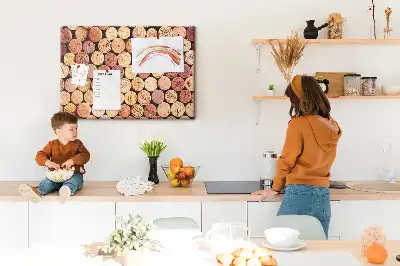 Memobord van kurk Verzameling flessenkurken