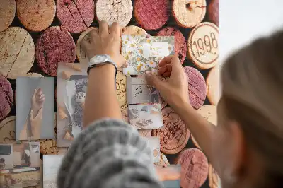 Memobord van kurk Verzameling flessenkurken