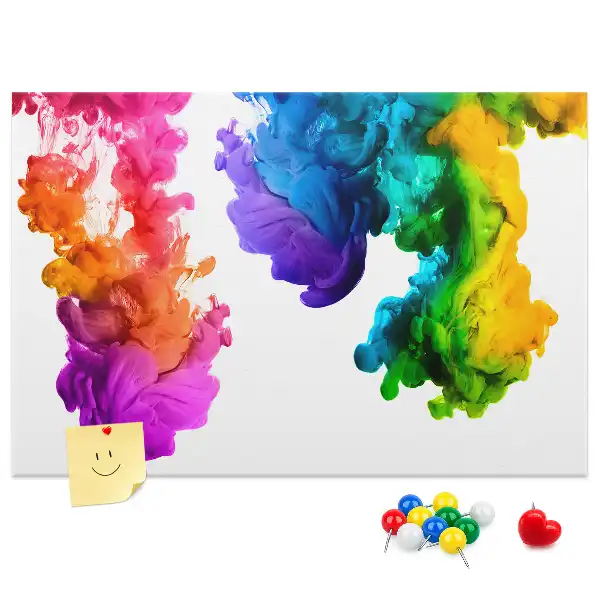Kurk prikbord Regenboog van kleuren