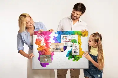 Kurk prikbord Regenboog van kleuren