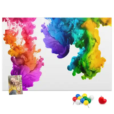 Kurk prikbord Regenboog van kleuren