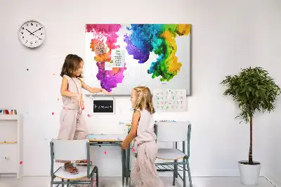 Kurk prikbord Regenboog van kleuren