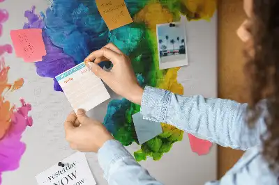 Kurk prikbord Regenboog van kleuren