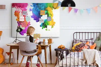 Kurk prikbord Regenboog van kleuren
