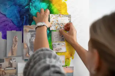 Kurk prikbord Regenboog van kleuren