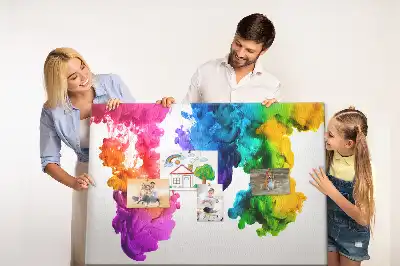 Kurk prikbord Regenboog van kleuren