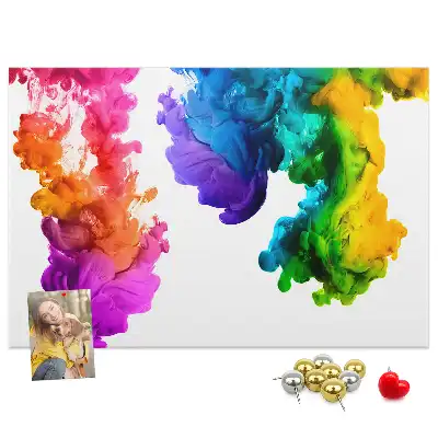 Kurk prikbord Regenboog van kleuren