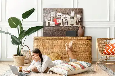 Kurk prikbord Woord "home"