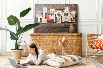 Kurk prikbord Woord "home"
