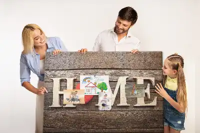 Kurk prikbord Woord "home"