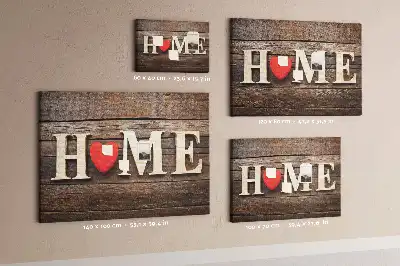 Kurk prikbord Woord "home"