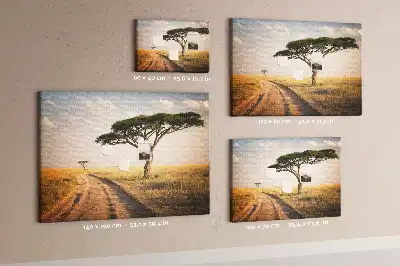 Kurk prikbord Afrikaans landschap