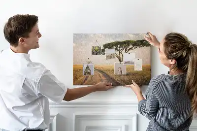 Kurk prikbord Afrikaans landschap