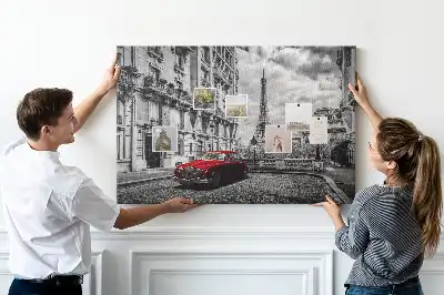 Kurk prikbord Oude auto stad