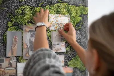 Kurk prikbord Klassieke continentenkaart