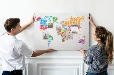 Kurk prikbord Kleurrijke landnamen