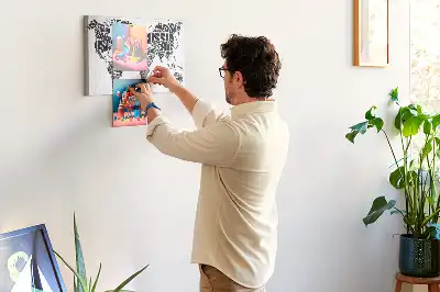 Kurk prikbord Typografische continentenkaart