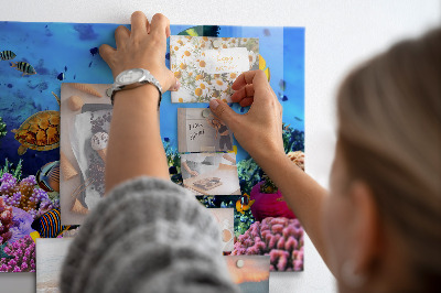 Memobord keuken Onderwaterleven