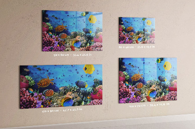 Memobord keuken Onderwaterleven