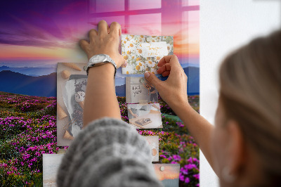 Magnet board Zonsopgangbloemen