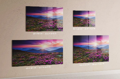 Magnet board Zonsopgangbloemen