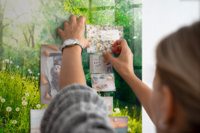 Memobord keuken Lente natuur