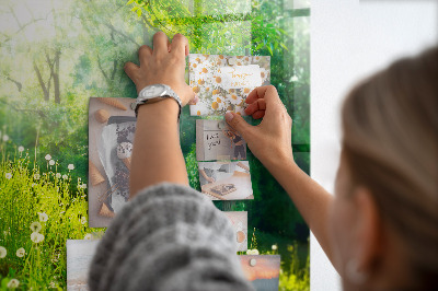 Memobord keuken Lente natuur