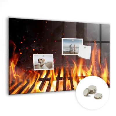 Memobord keuken Grill