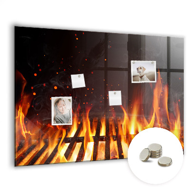 Memobord keuken Grill