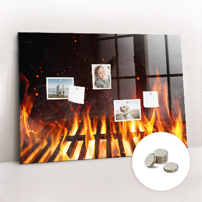 Memobord keuken Grill