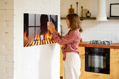 Memobord keuken Grill