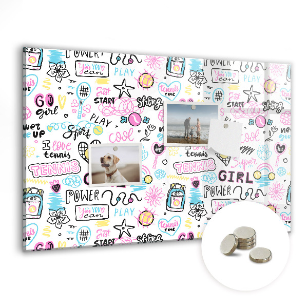 Magnet board Graffiti