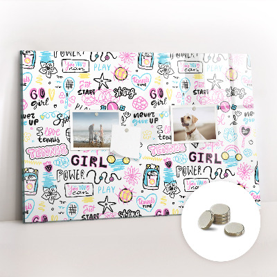 Magnet board Graffiti