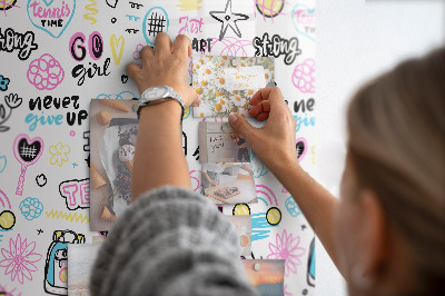 Magnet board Graffiti