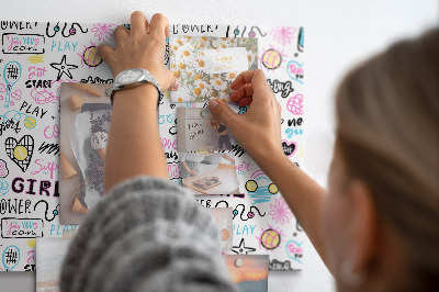 Magnet board Graffiti