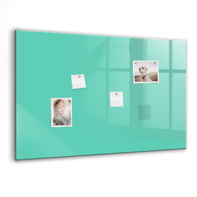 Magnetisch wandbord Turquoise kleur