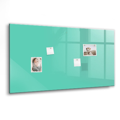 Magnetisch wandbord Turquoise kleur