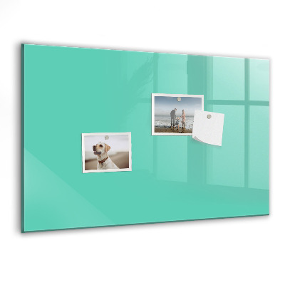 Magnetisch wandbord Turquoise kleur