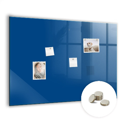Magnetisch wandbord Blauwe kleur
