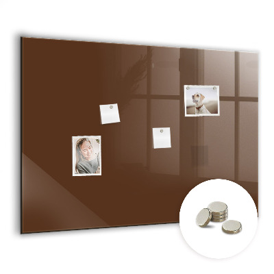 Magnet board Bruine kleur