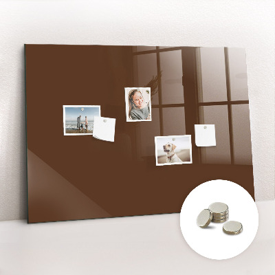 Magnet board Bruine kleur