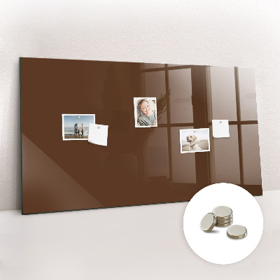 Magnet board Bruine kleur