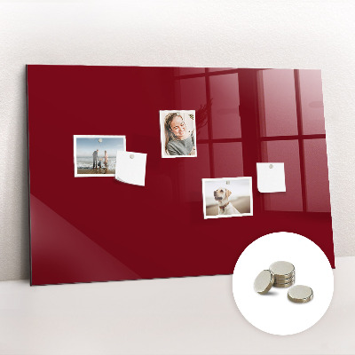 Magnet board Bourgondische kleur