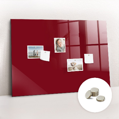 Magnet board Bourgondische kleur