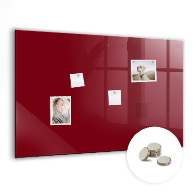 Magnet board Bourgondische kleur