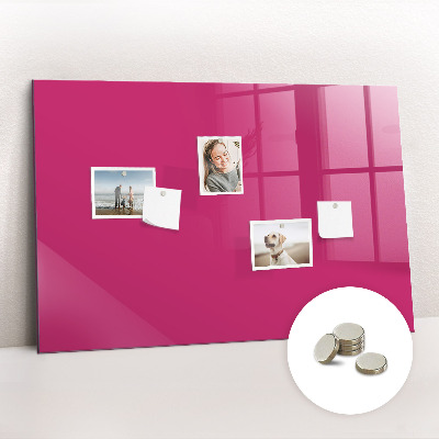 Magnetisch wandbord Sterke roze kleur