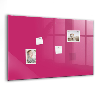Magnetisch wandbord Sterke roze kleur