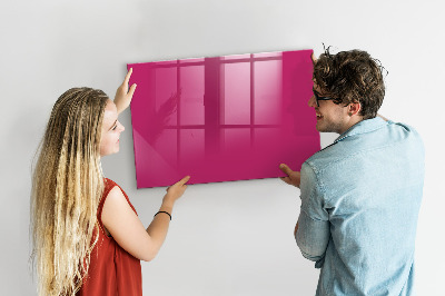 Magnetisch wandbord Sterke roze kleur