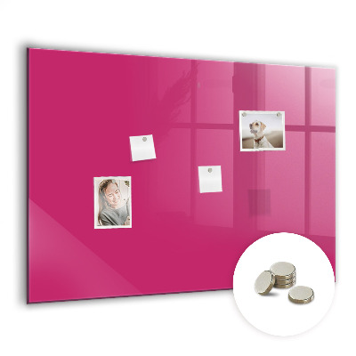Magnetisch wandbord Sterke roze kleur