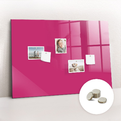 Magnetisch wandbord Sterke roze kleur